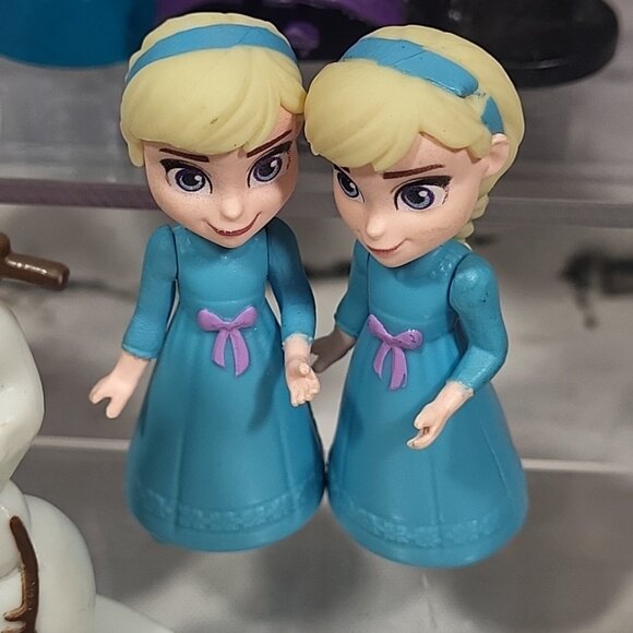 Disney Frozen Figures Large Lot Trolls Sven Kristoff Young Twin Elsas Anna Olaf - Picture 9 of 12